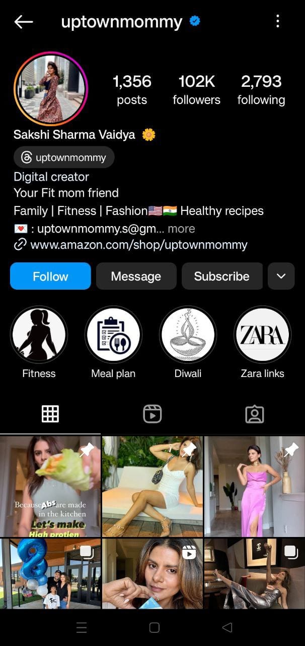 amazon affiliate link in instagram bio